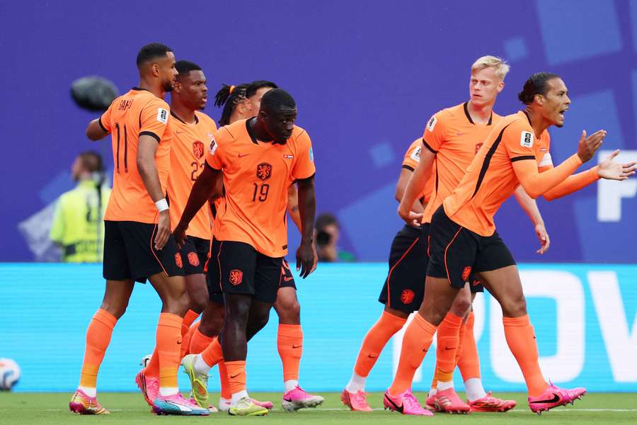 The Dutch struck twice within the first ten minutes and never looked back.