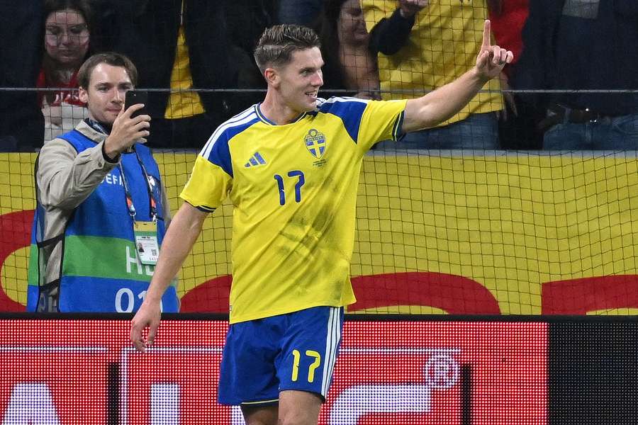 Gyökeres marcou terceiro golo da Suécia Gyökeres marcou terceiro golo da Suécia