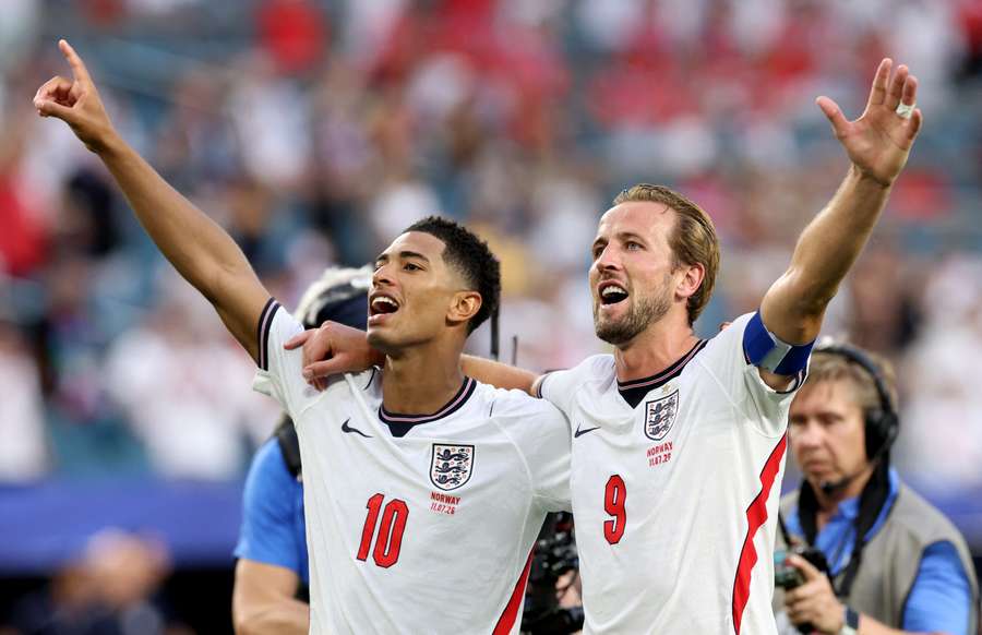 Bellingham e Harry Kane, a dupla esperança inglesa contra a Argentina Bellingham e Harry Kane, a dupla esperança inglesa contra a Argentina