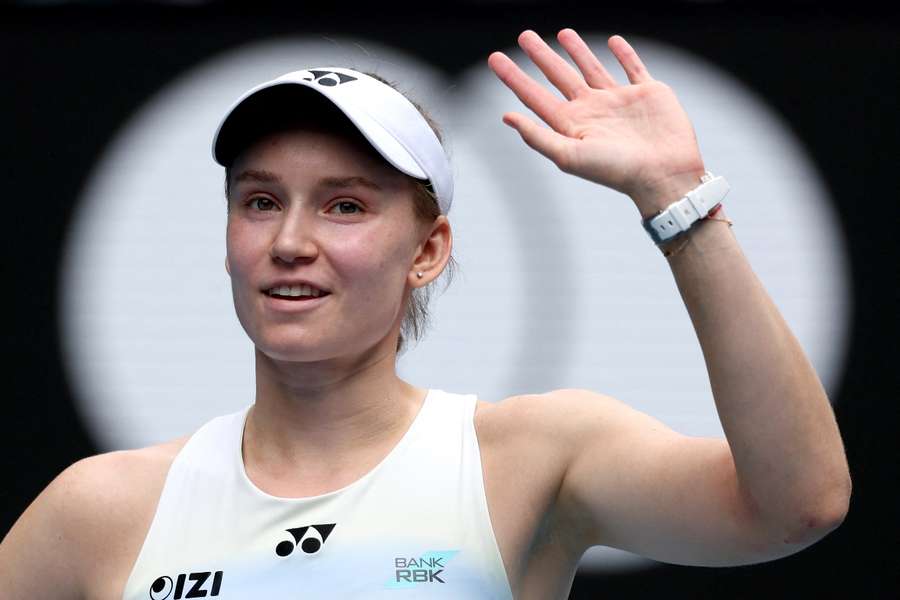 Rybakina está em busca do seu segundo título de Grand Slam