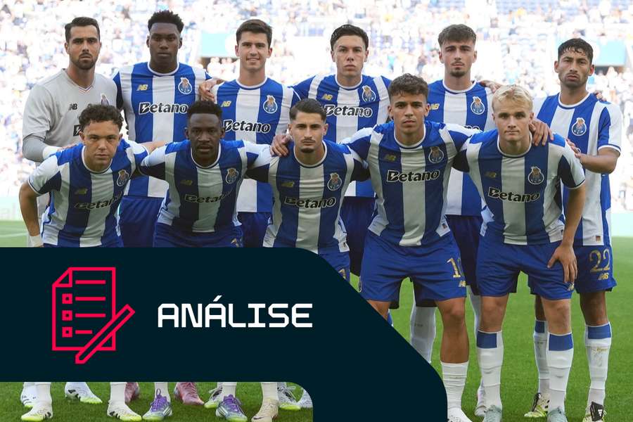 O onze do FC Porto frente ao Twente