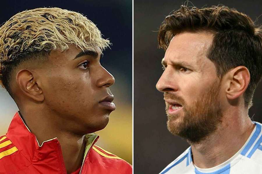 Yamal y Messi, frente a frente