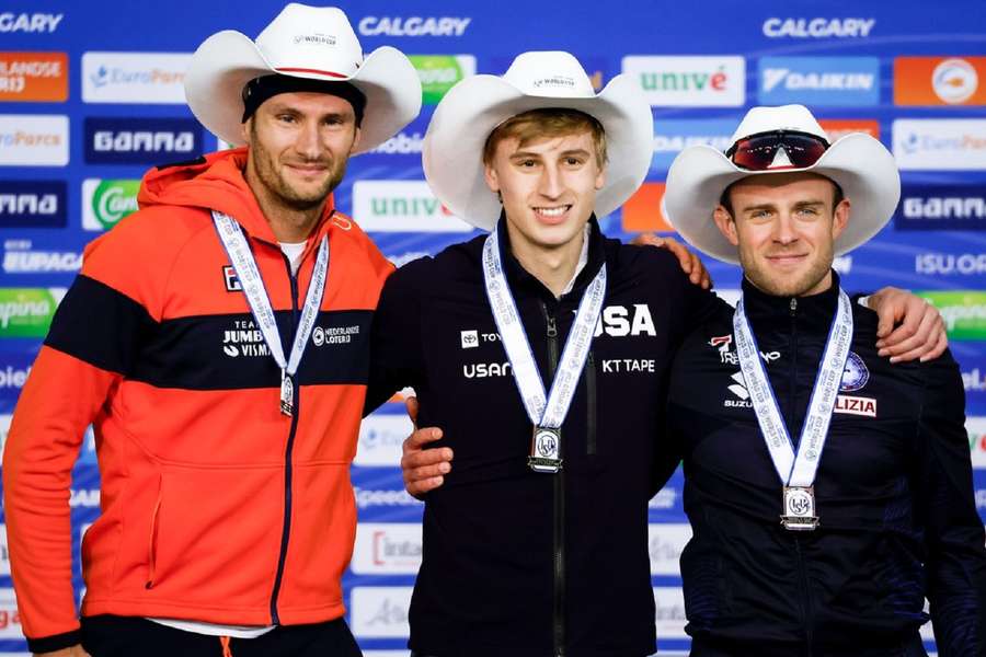 Thomas Krol tweede op 1000 meter in Calgary achter snelle Amerikaan Jordan Stolz