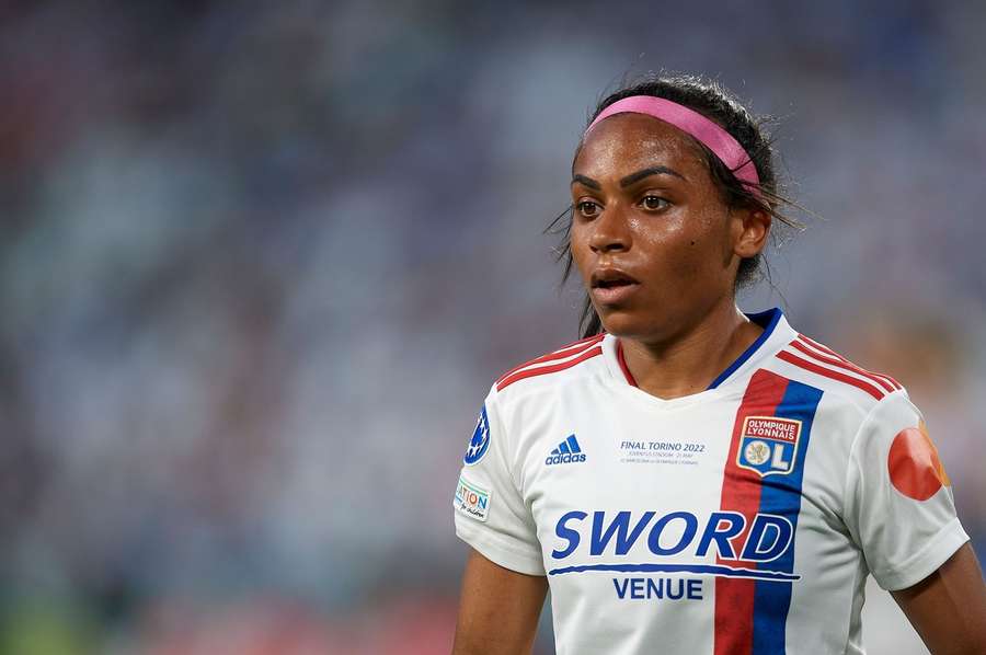 Catarina Macario in der Champions League im Trikot von Olympique Lyon