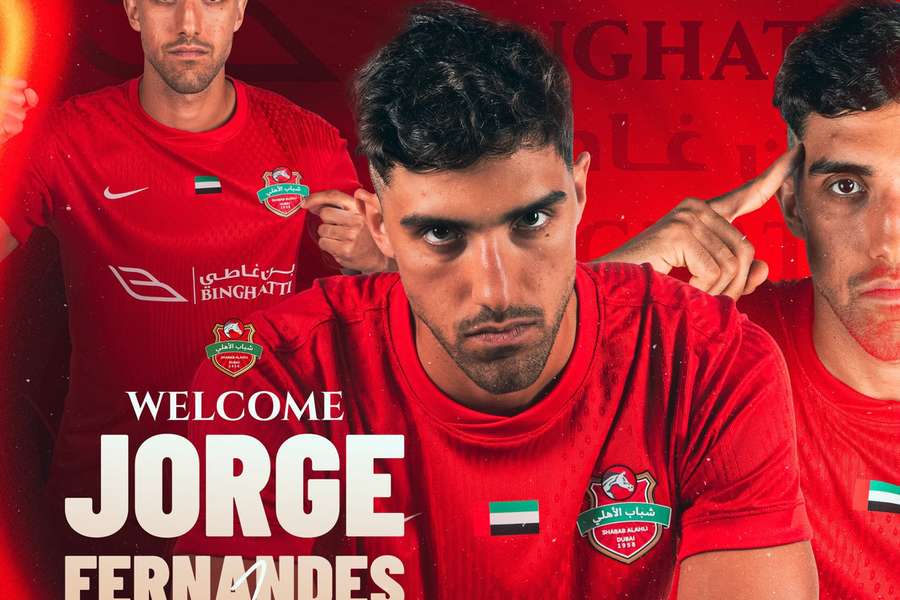 Jorge Fernandes vai jogar nos Emirados Árabes Unidos