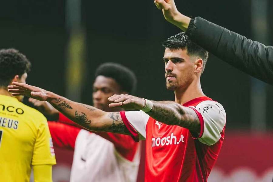 João Ferreira fez 32 jogos pelo SC Braga na última época