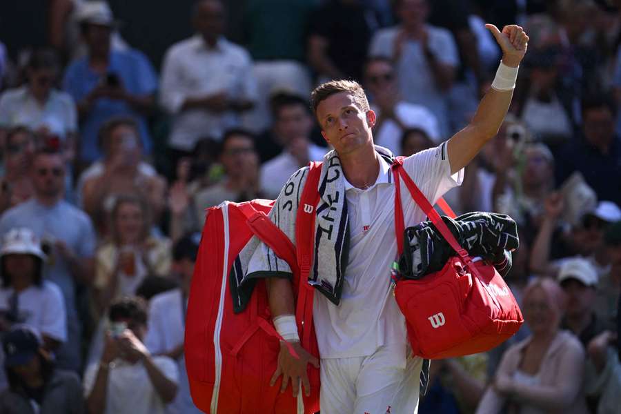 Jiří Lehečka vypadl ve Wimbledonu v osmifinále.