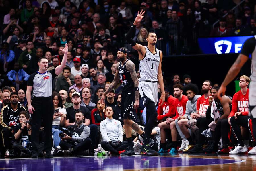 Wembanyama à Toronto mercredi.