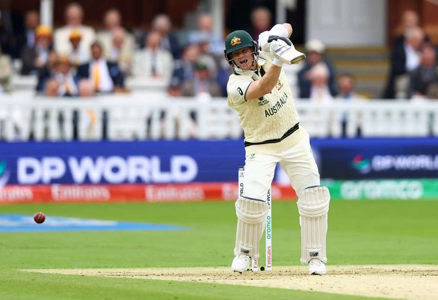 Australia's Steve Smith in action
