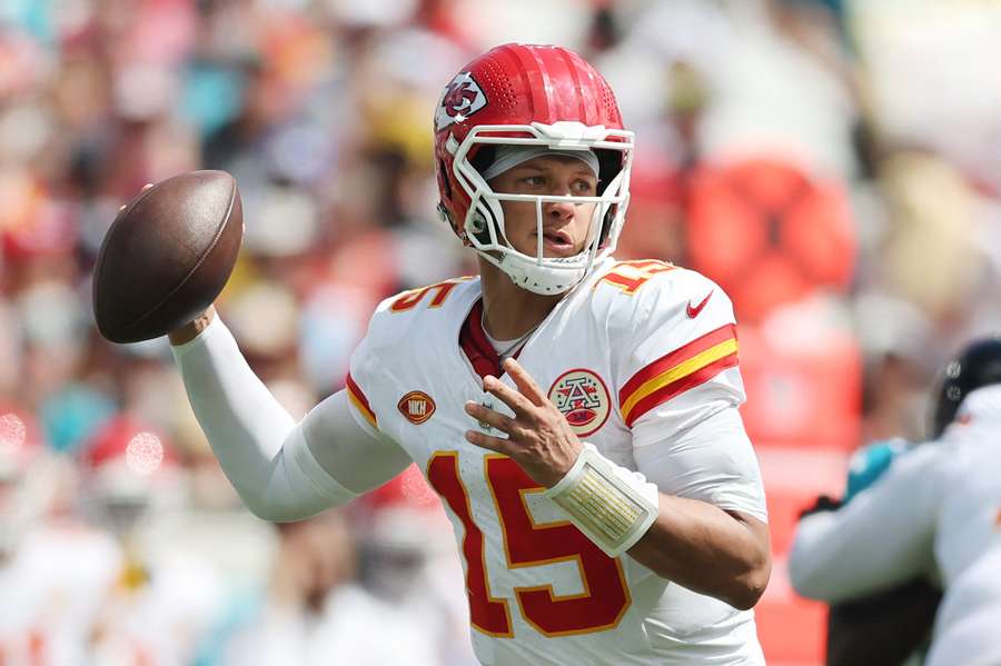 Patrick Mahomes é a grande referência dos Chiefs