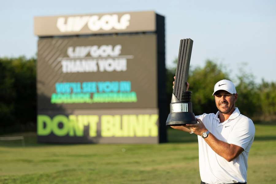 Brooks Koepka won the LIV Golf Orlando trophy last week