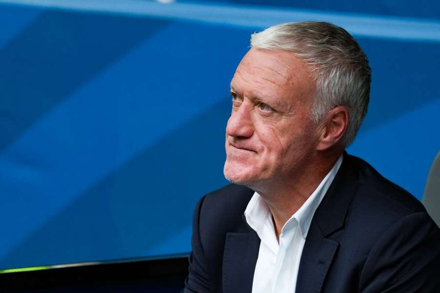 France head coach Didier Deschamps looks on during France head coach Didier Deschamps looks on during