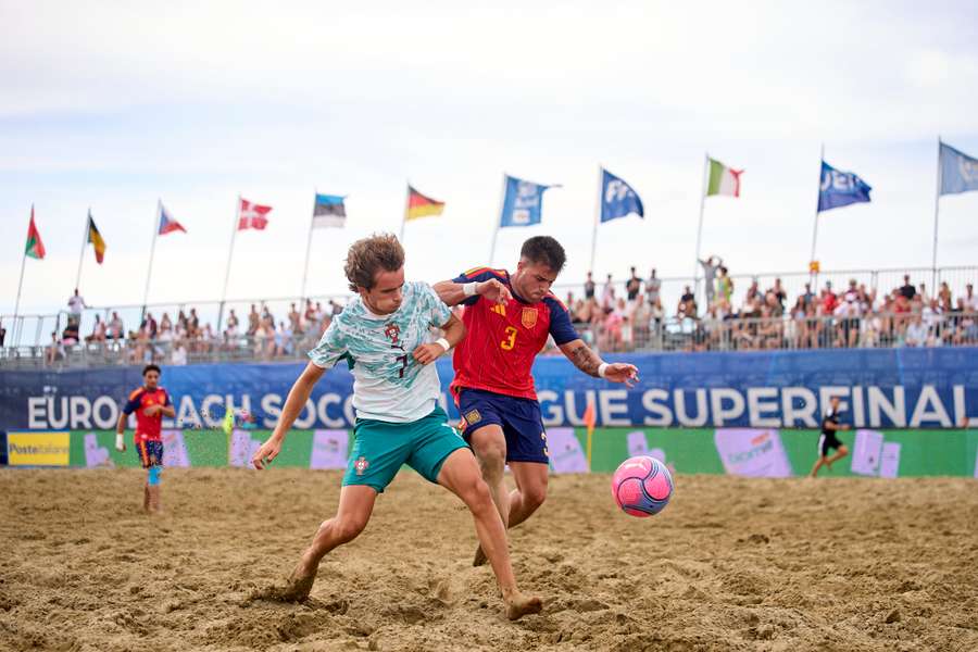 Portugal perdeu com a Espanha na terceira e última jornada do Grupo B