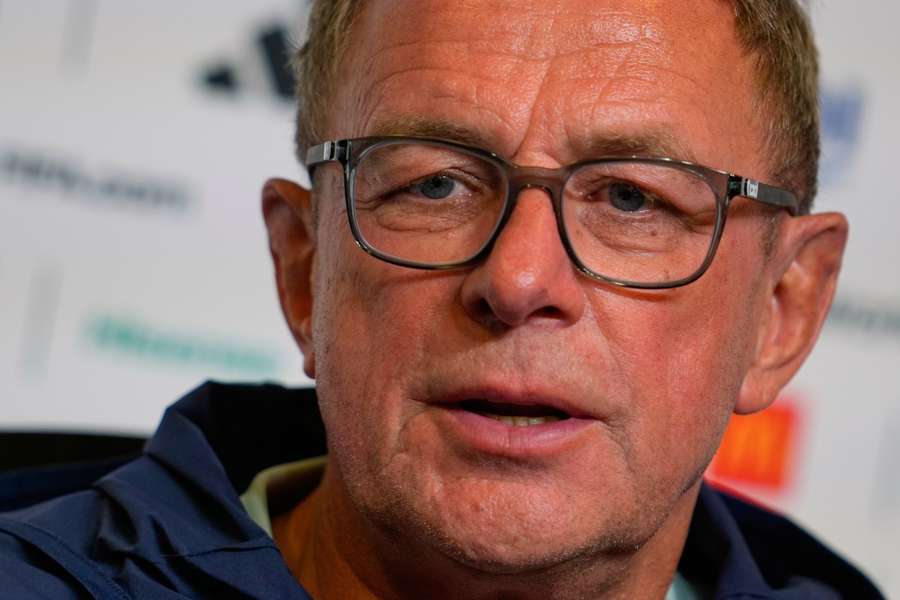 Ralf Rangnick startet mit den Österreichern am frühen Mittwochmorgen.