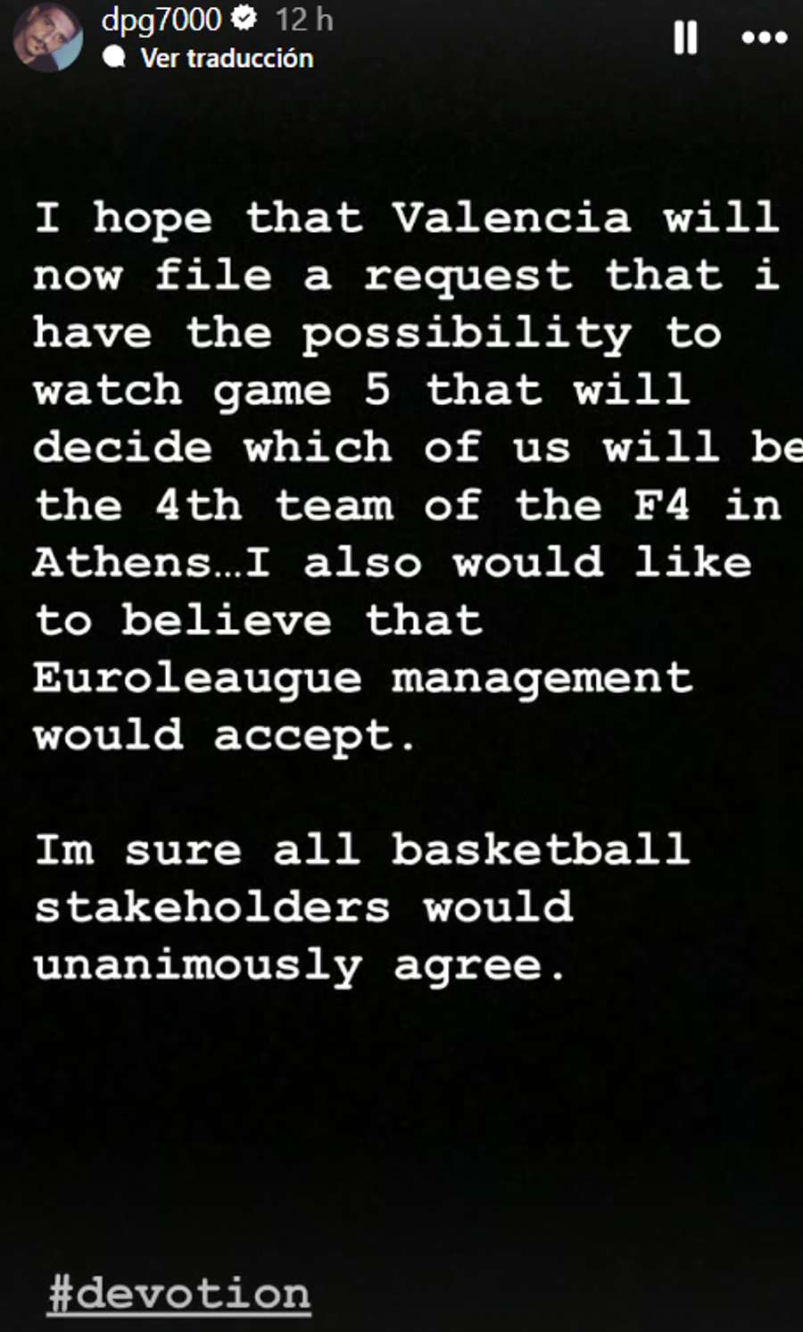 Mensaje de Dimitris Giannakopoulos