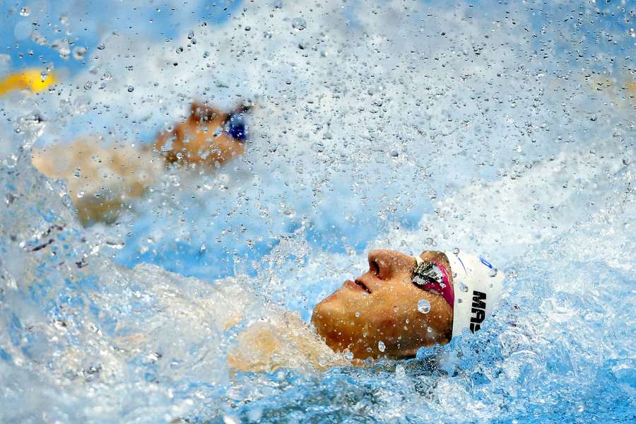 ME w pływaniu - srebrny medal Masiuka na 50 m stylem grzbietowym