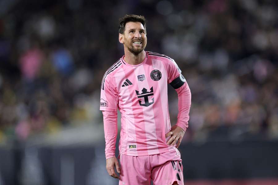 Messi sur la pelouse de LAFC. Messi sur la pelouse de LAFC.