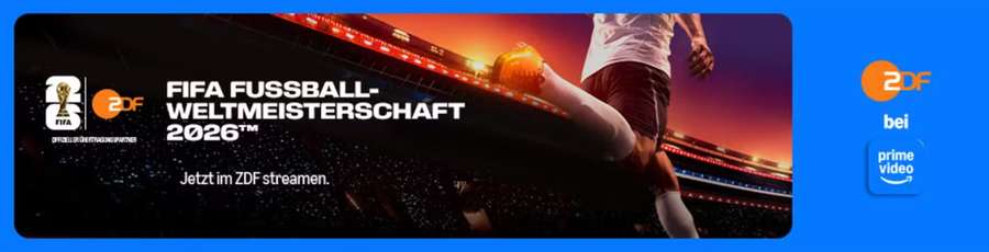 Erlebe die WM 2026 mit ZDF auf Prime Video Erlebe die WM 2026 mit ZDF auf Prime Video