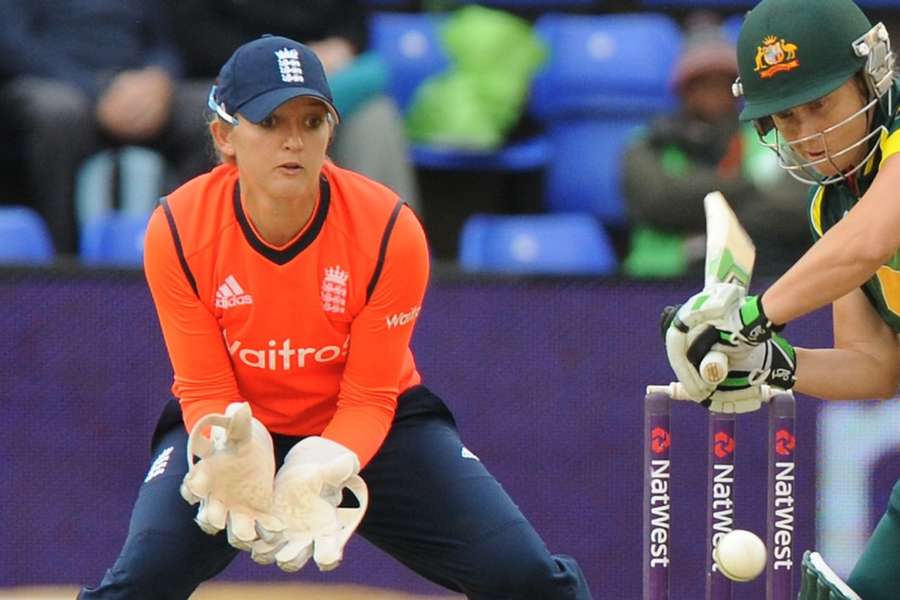 England's Sarah Taylor in action during the T20 International women's match against Australia in 2015 England's Sarah Taylor in action during the T20 International women's match against Australia in 2015