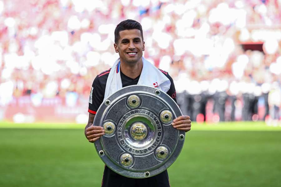 Joao Cancelo blev trods alt tysk mester med Bayern.