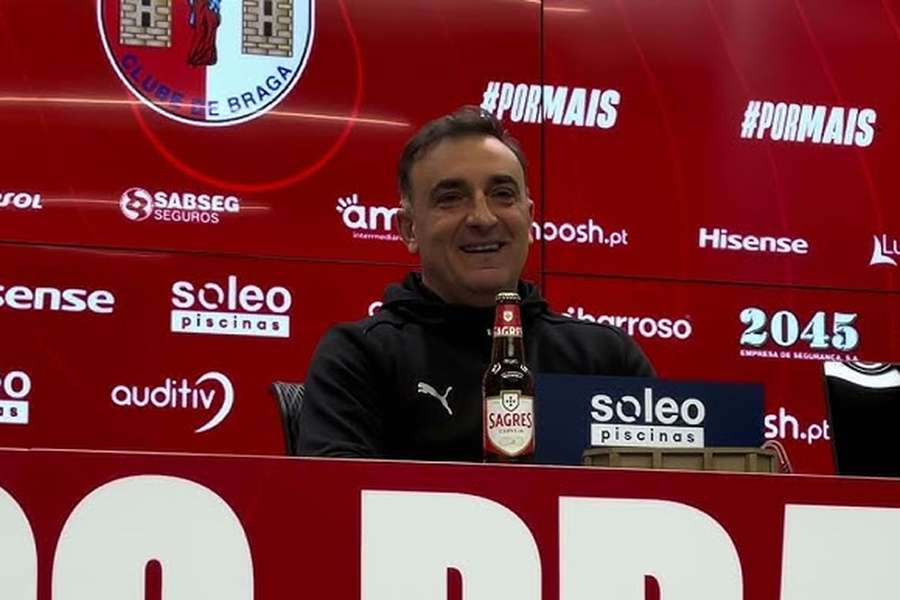 Carlos Carvalhal, treinador do SC Braga