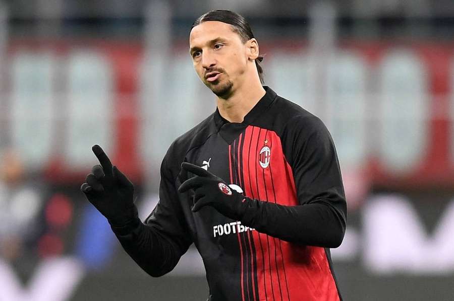 Zlatan Ibrahimovic has made just three appearances for AC Milan this season