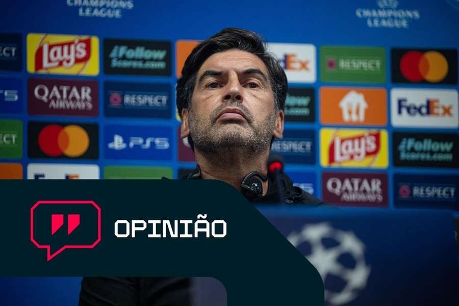 Paulo Fonseca em conversa com os jornalistas