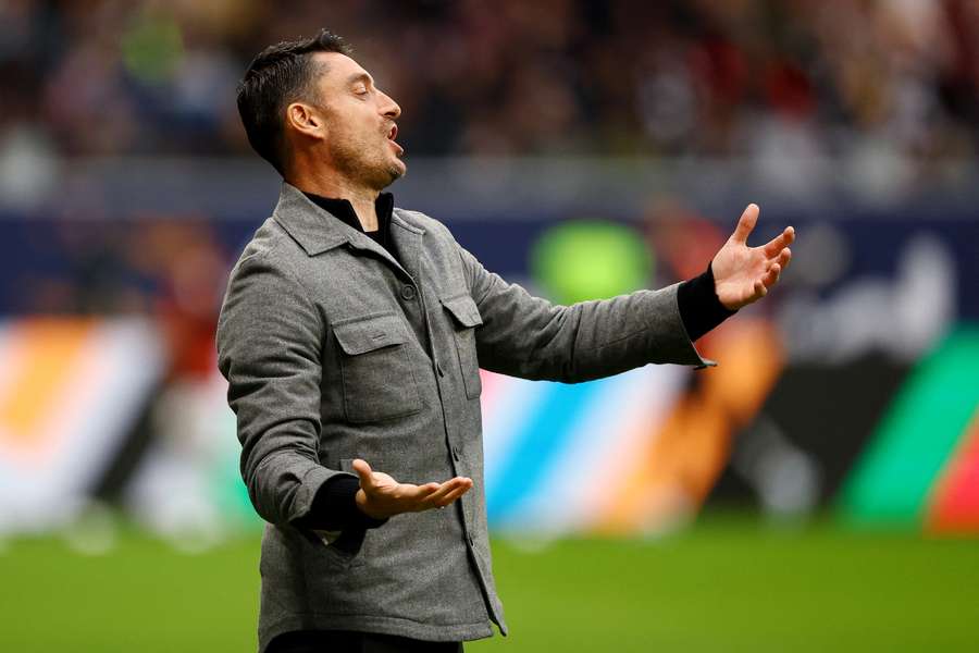 Frankfurts Cheftrainer Albert Riera