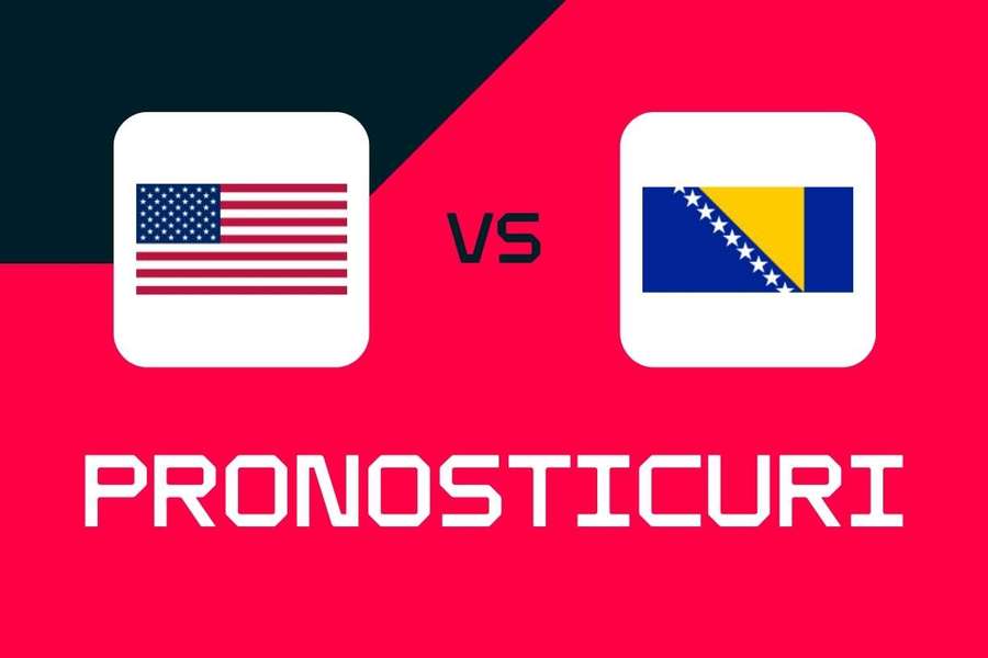 SUA - Bosnia & Herțegovina: Pronosticuri, cele mai bune pariuri și cote (16-imi Cupa Mondială)