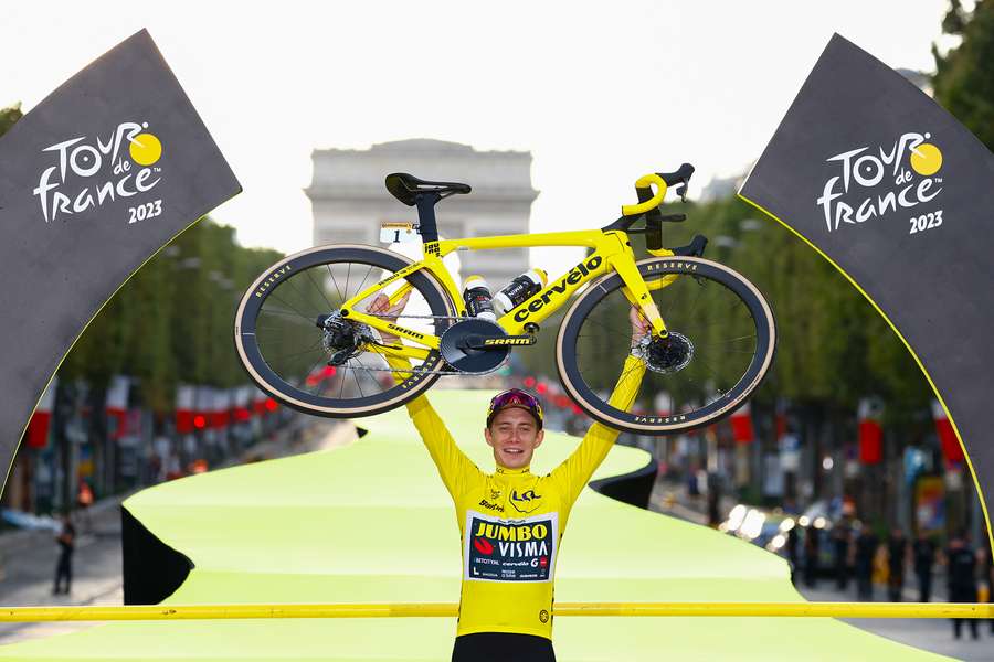 Víťaz Tour de France Jonas Vingegaard.