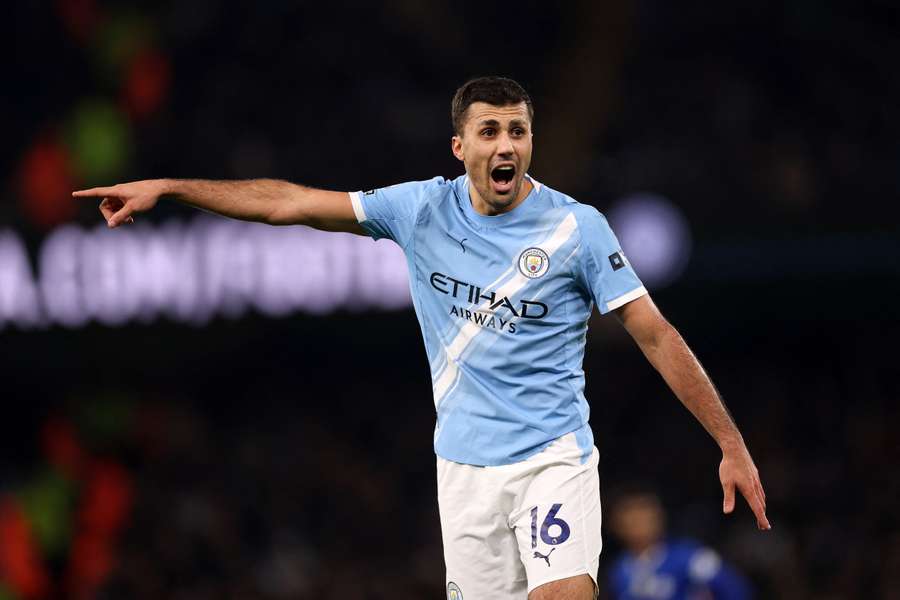 Rodri made his first start in three months on Sunday