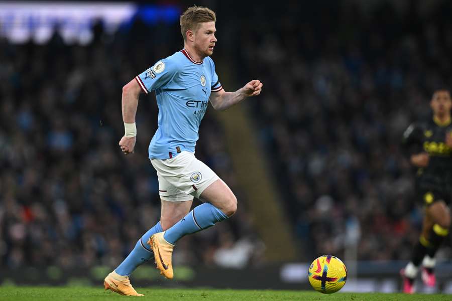 Kevin de Bruyne was left out of Manchester City's squad list to face RB Leipzig
