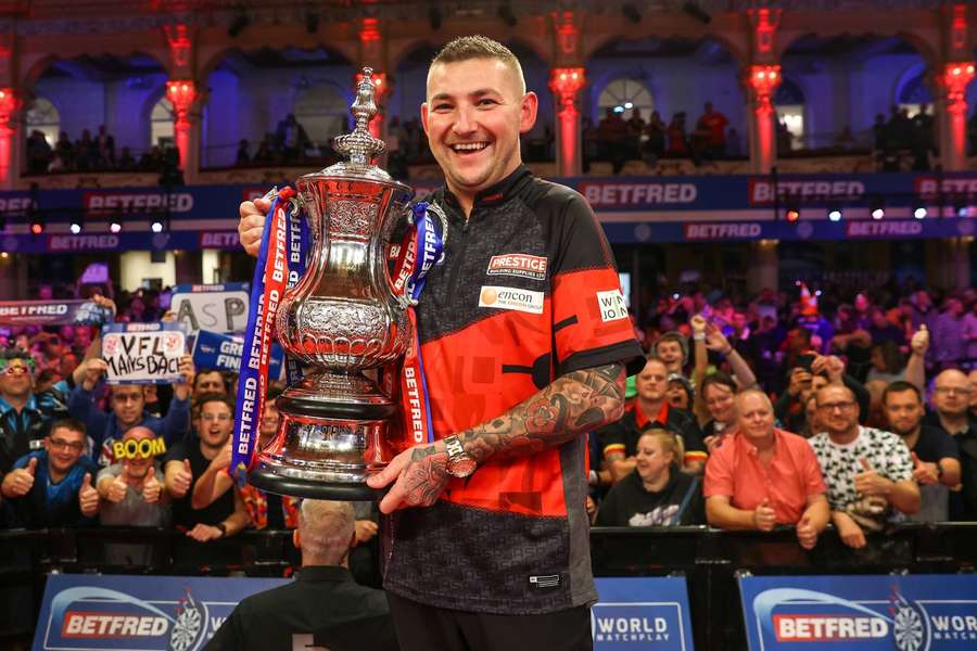 Aspinall won in 2023 de Matchplay en pakte zijn eerste major