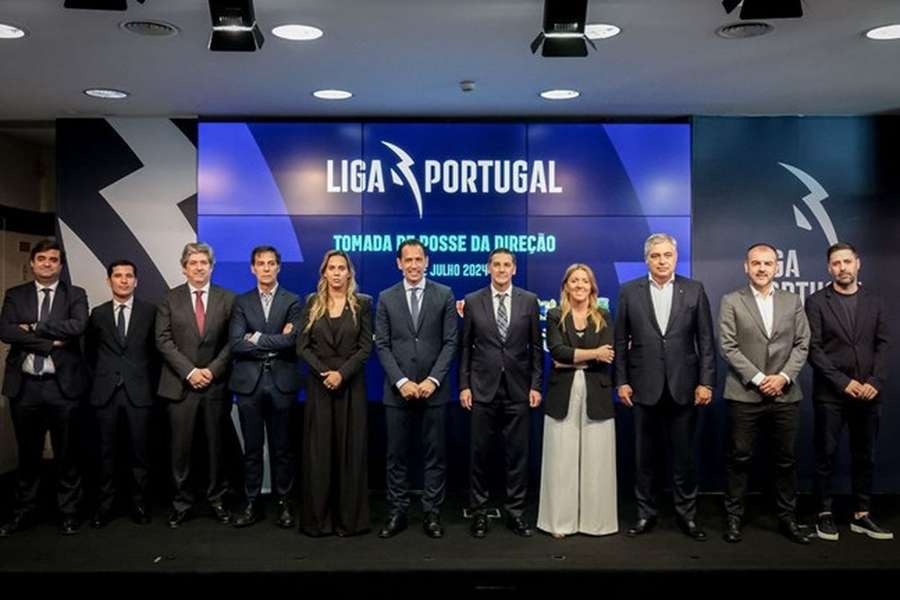 Foto da nova direção da Liga para a nova temporada das competições profissionais