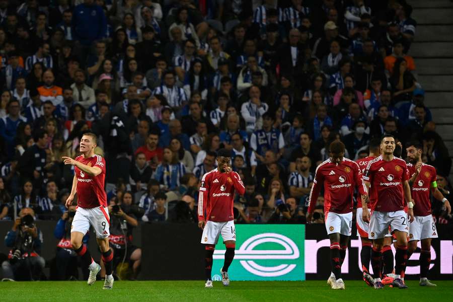 Højlund marcou contra o FC Porto