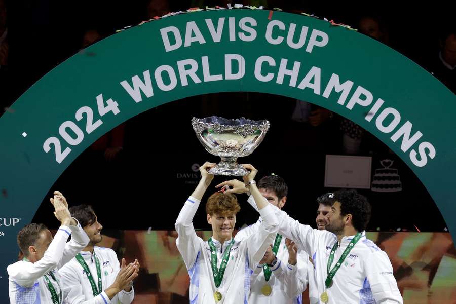 Italy are the two-time defending Davis Cup champions
