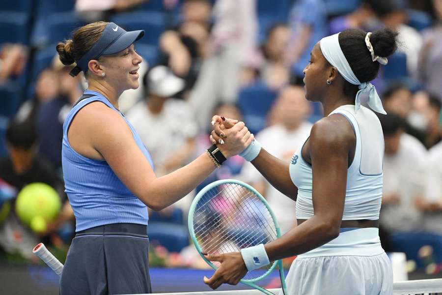 Amanda Anisimova și Coco Gauff