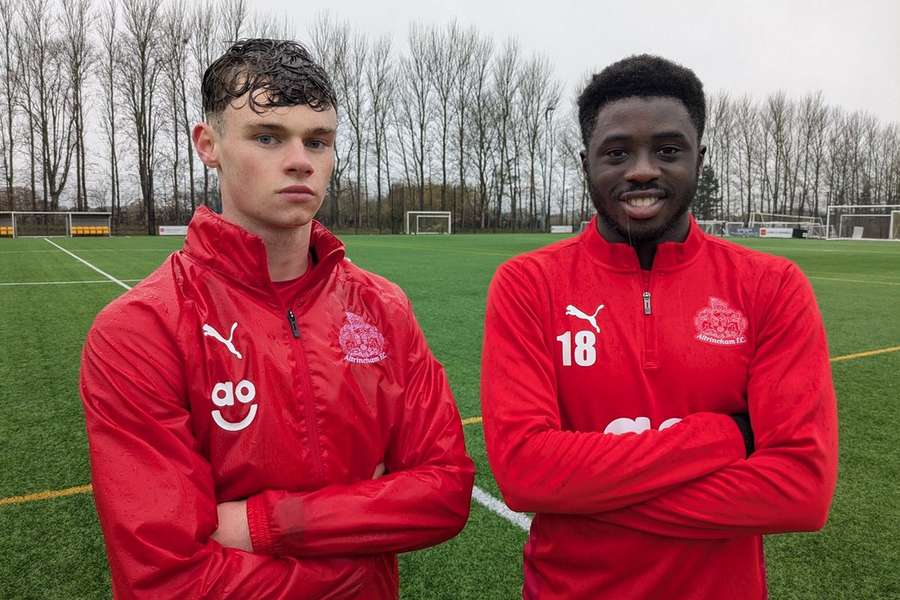 Yassine Toure (right)