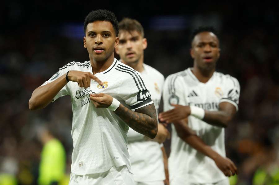 Rodrygo marcou um golaço contra o Atlético de Madrid