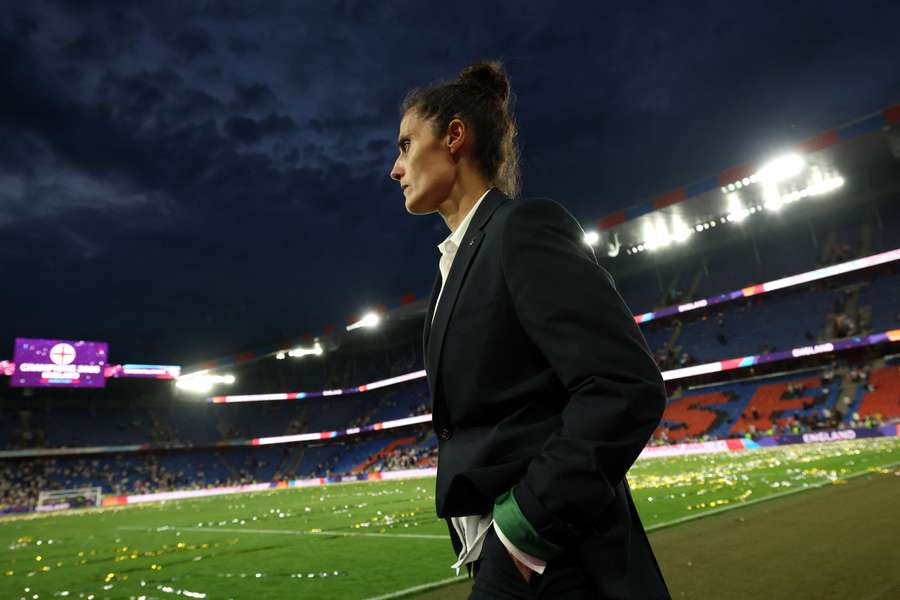 Montse Tomé après la finale perdue