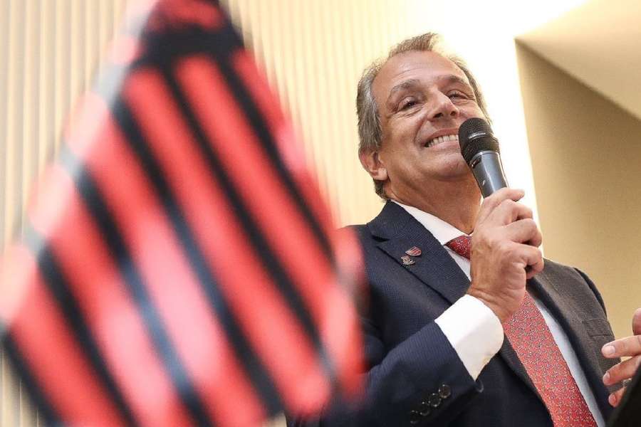 Luiz Eduardo Baptista, presidente do Flamengo