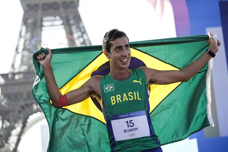 Caio Bonfim em ação