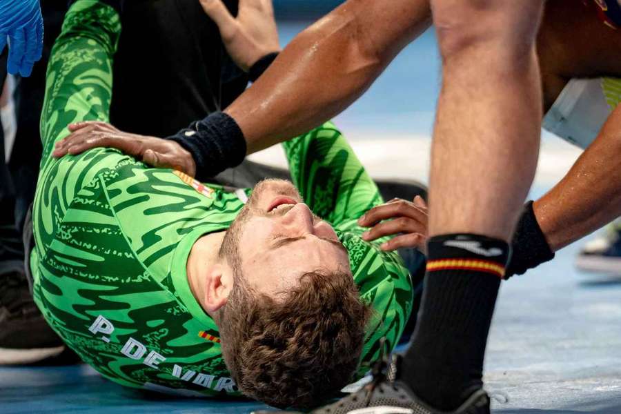Handball-Torhüter Pérez de Vargas hat sich schwer verletzt