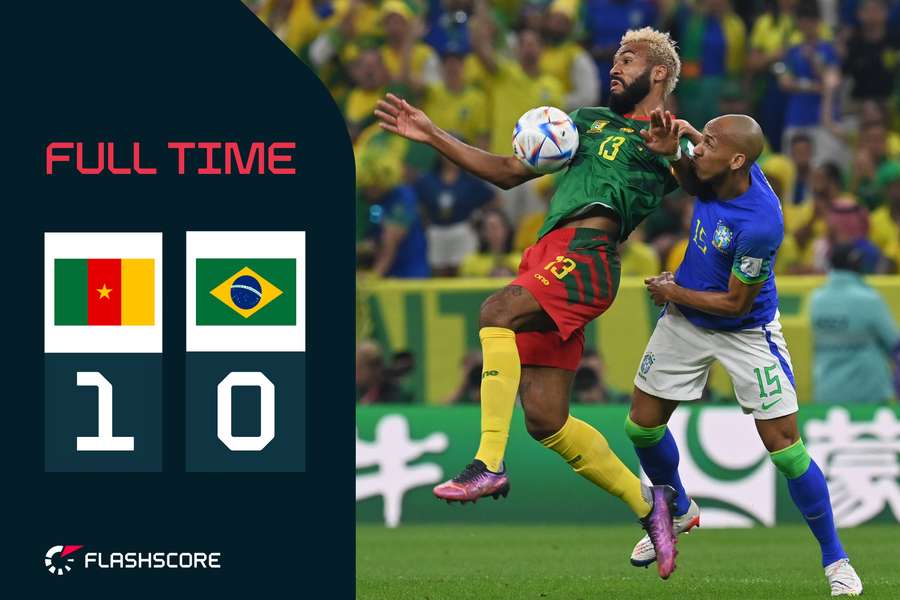 Cameroon v Brazil: Key moments as Seleção top group as Lions crash out