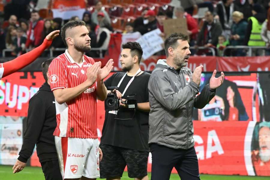 George Pușcaș, alături de antrenorul Zelkjo Kopic