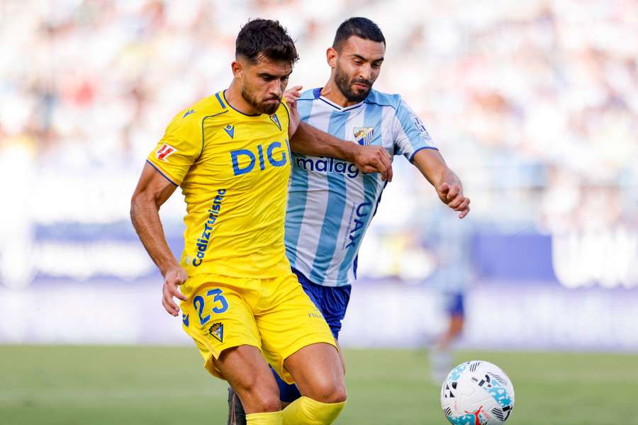 Einar, en un partido con el Málaga Einar, en un partido con el Málaga
