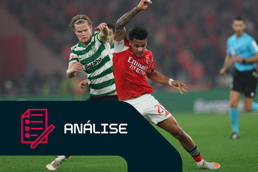 Hjulmand e Richard Ríos em duelo no dérbi