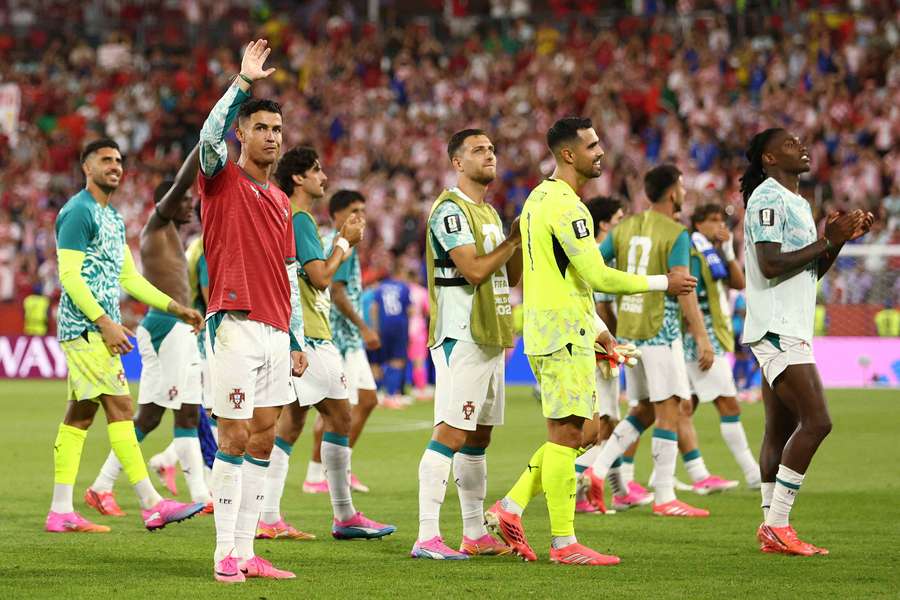 Jogadores de Portugal agradecem apoio dos adeptos Jogadores de Portugal agradecem apoio dos adeptos