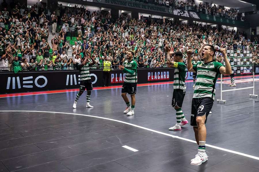 O Sporting está apenas a uma vitória de novo título de campeão nacional