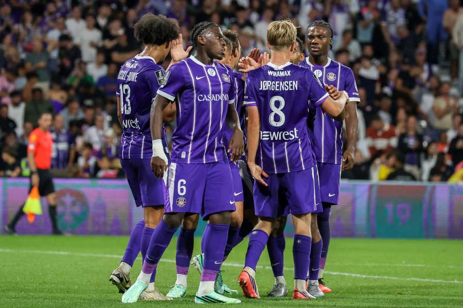 Les Toulousains dans leur Stadium.